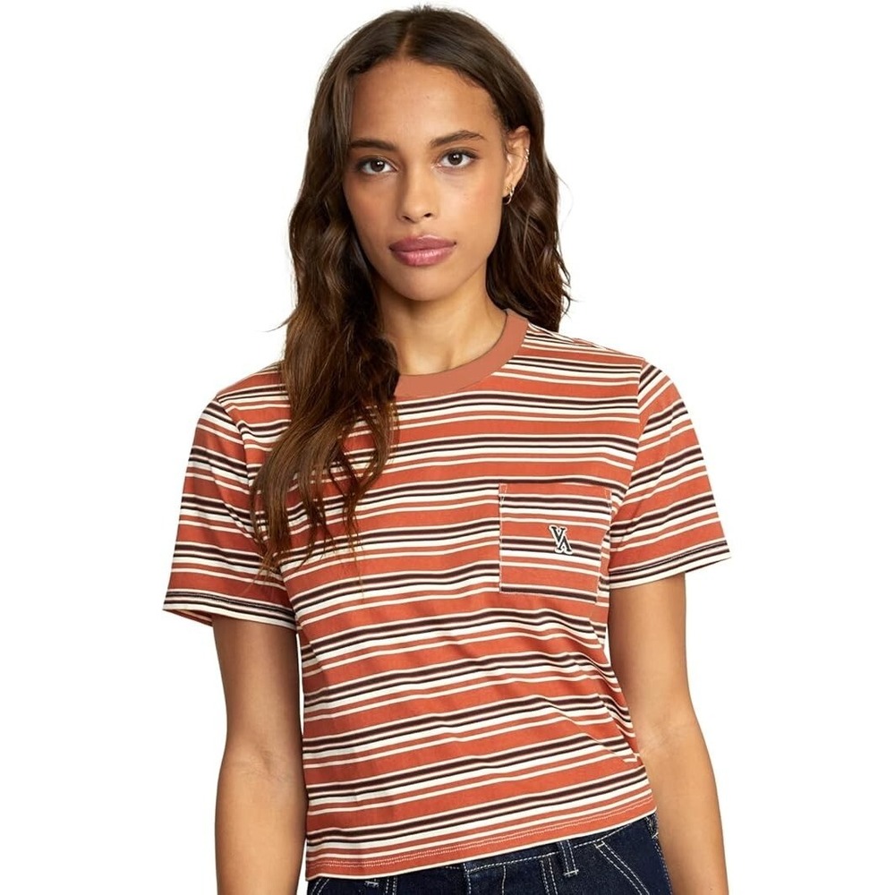 RVCA Women's Size M - Cropped Boxy Organic Tees